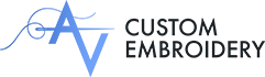 AV Custom Embroidery Logo